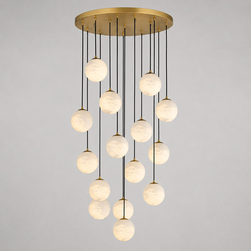 Savina Alabaster Chandelier
