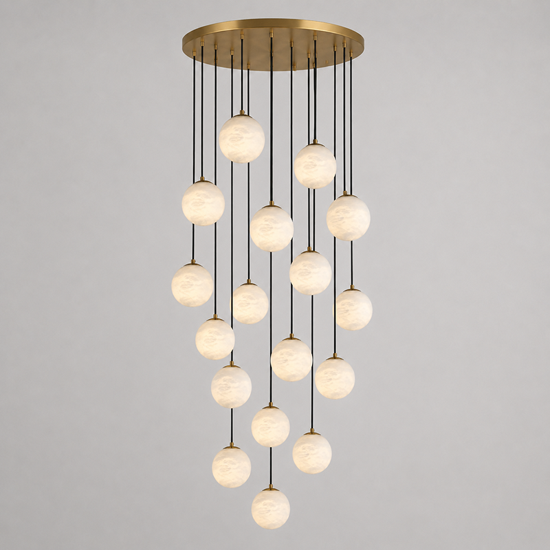 Savina Alabaster Chandelier