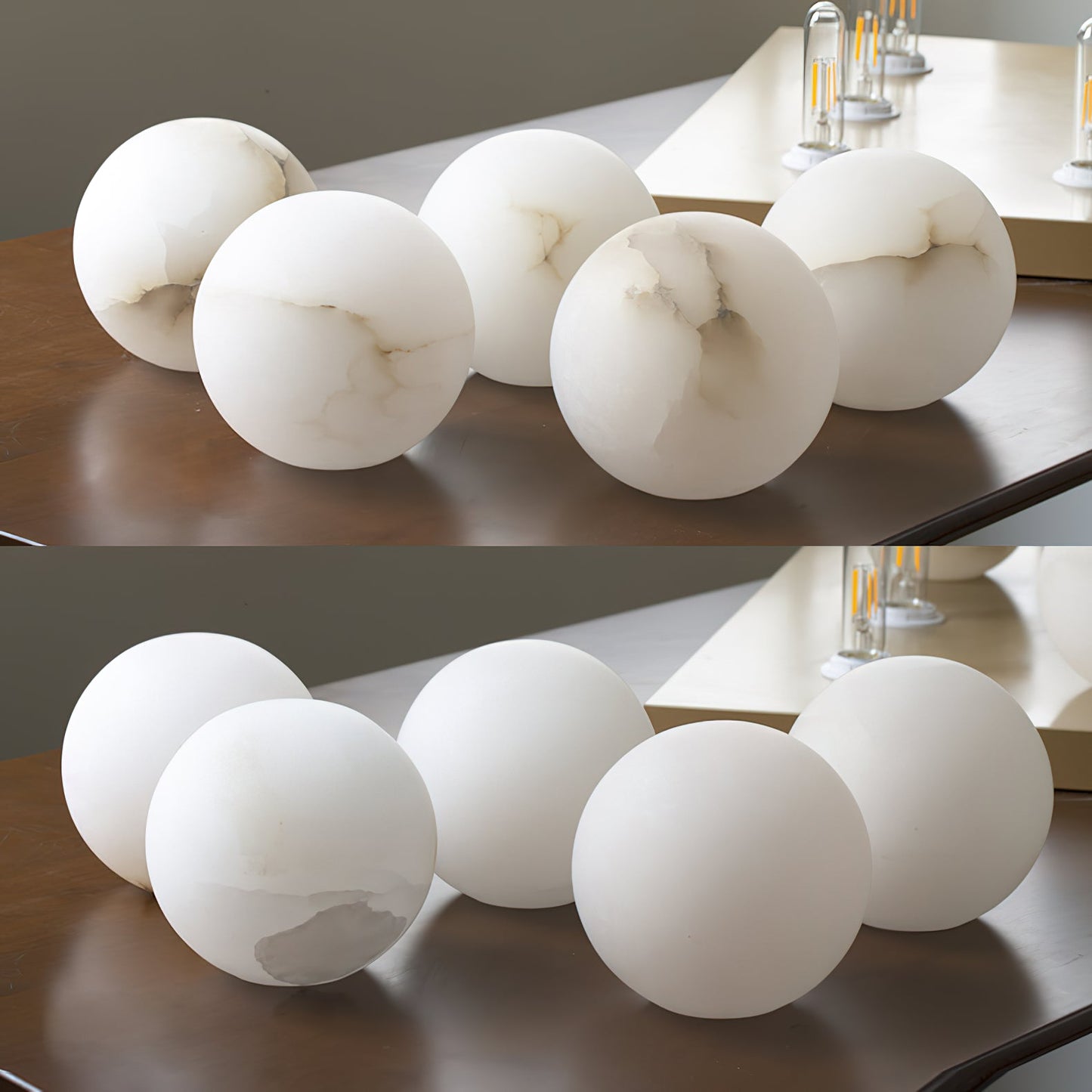 Savina Alabaster Chandelier