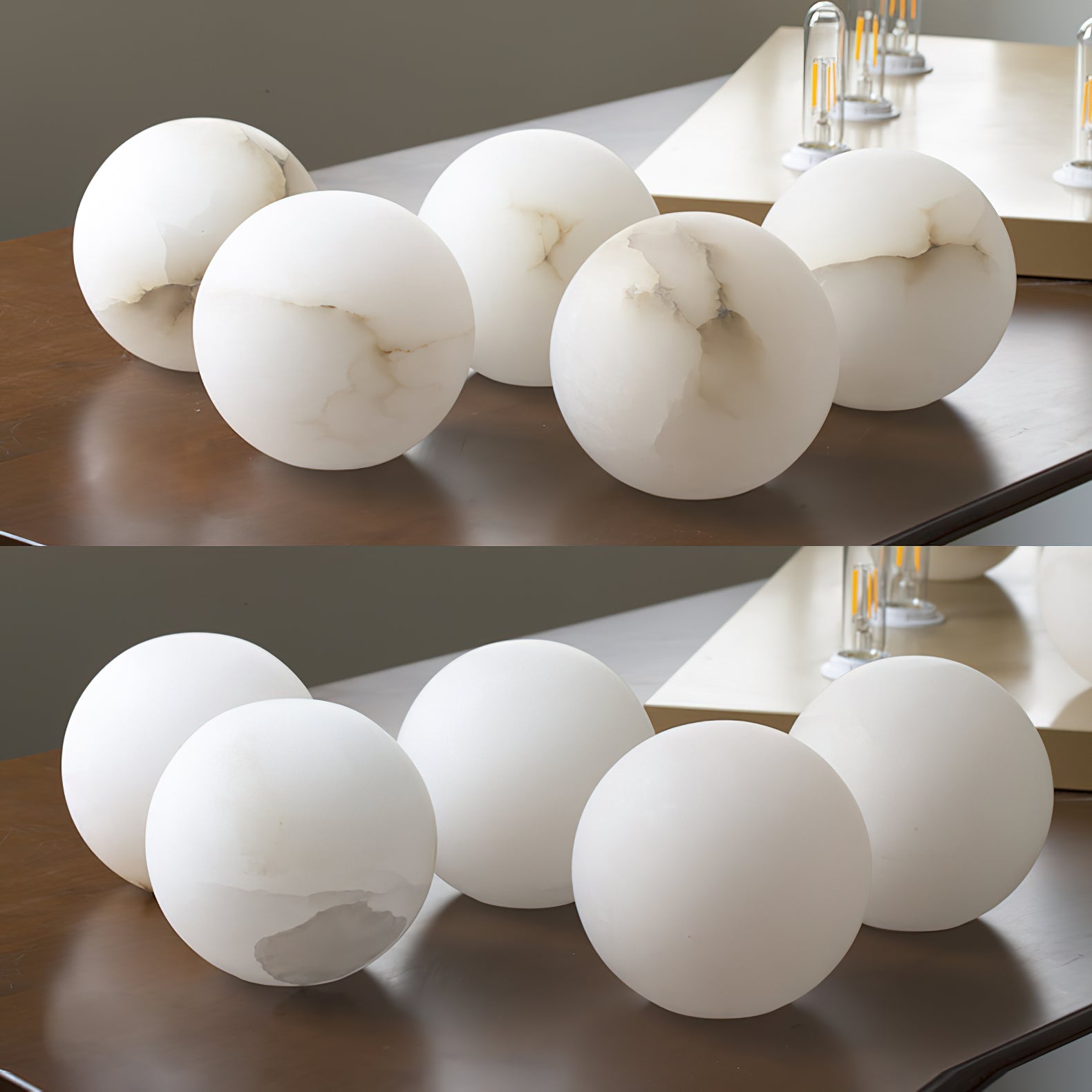 Savina Alabaster Chandelier