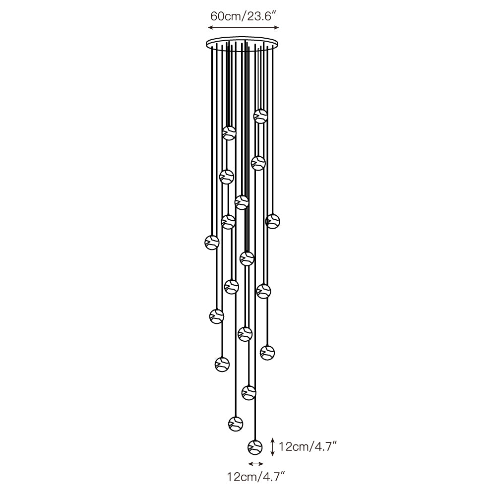 Savina Alabaster Chandelier