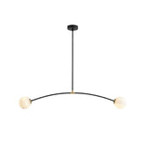 Traverse Alabaster Linear Chandelier