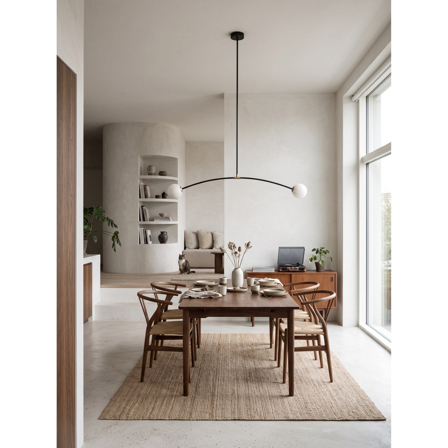 Traverse Alabaster Linear Chandelier
