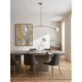 Traverse Alabaster Linear Chandelier