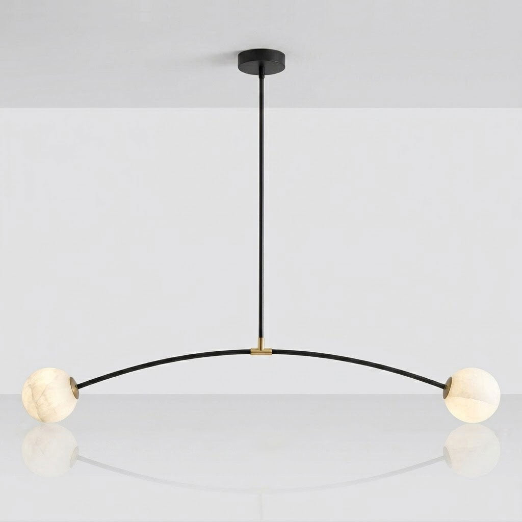 Traverse Alabaster Linear Chandelier