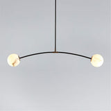 Traverse Alabaster Linear Chandelier