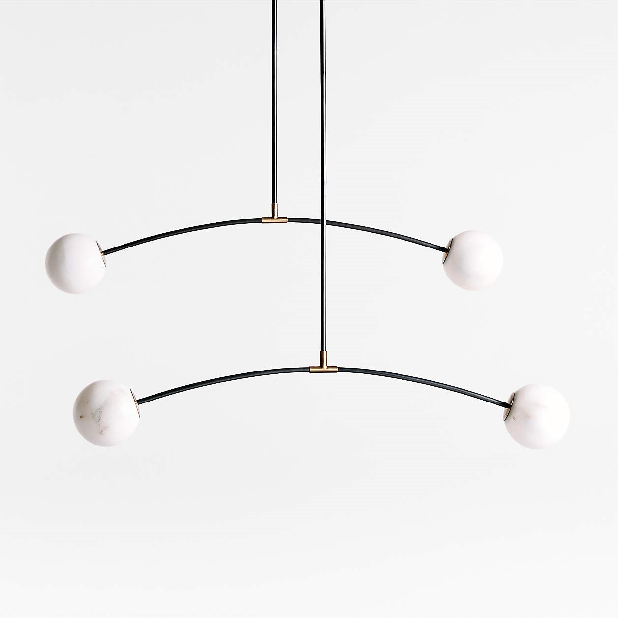 Traverse Alabaster Linear Chandelier