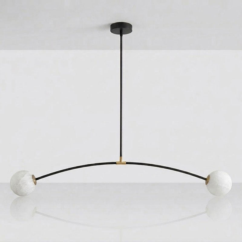 Traverse Alabaster Linear Chandelier