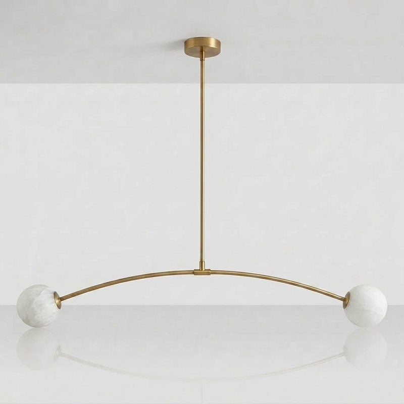 Traverse Alabaster Linear Chandelier