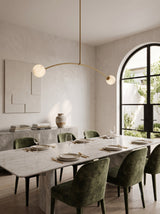 Traverse Alabaster Linear Chandelier