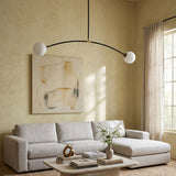 Traverse Alabaster Linear Chandelier