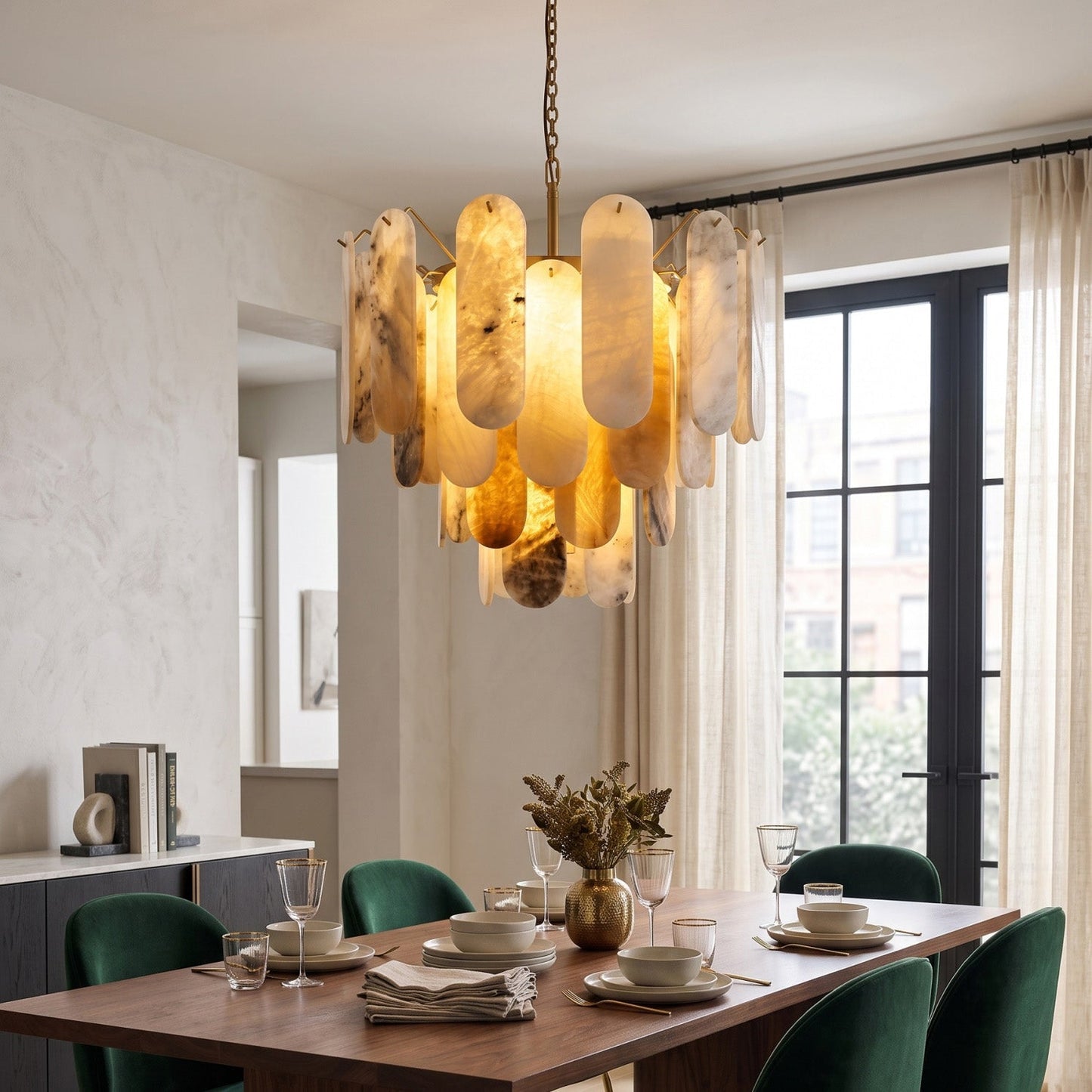 Vinci Alabaster Chandelier