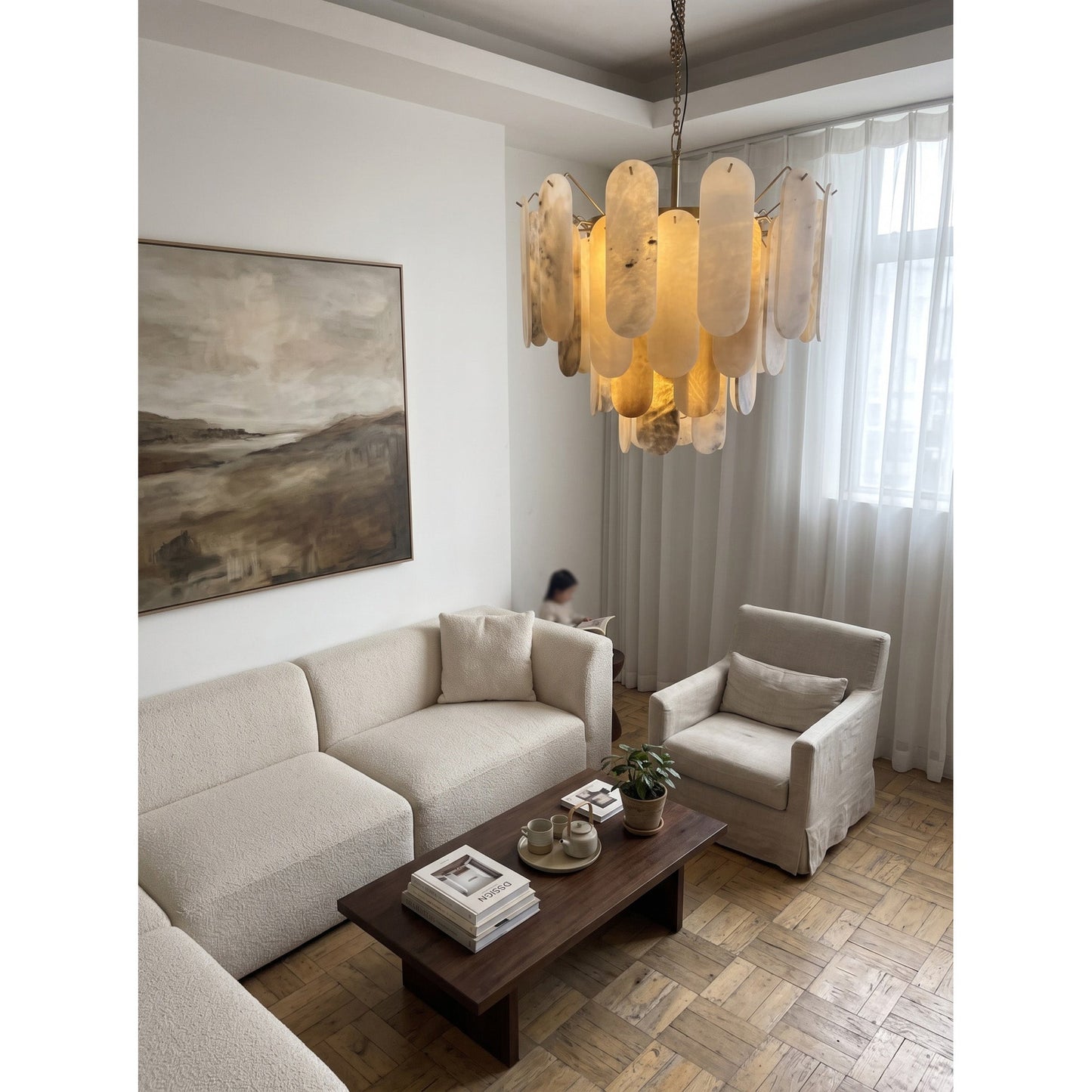 Vinci Alabaster Chandelier