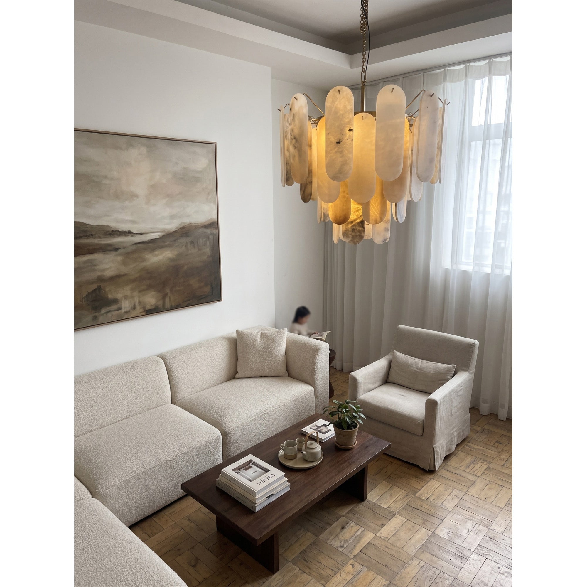 Vinci Alabaster Chandelier
