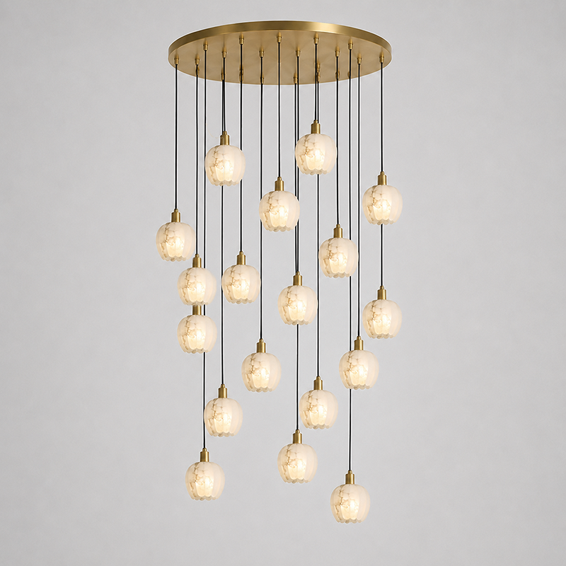 Lilin Alabaster Chandelier