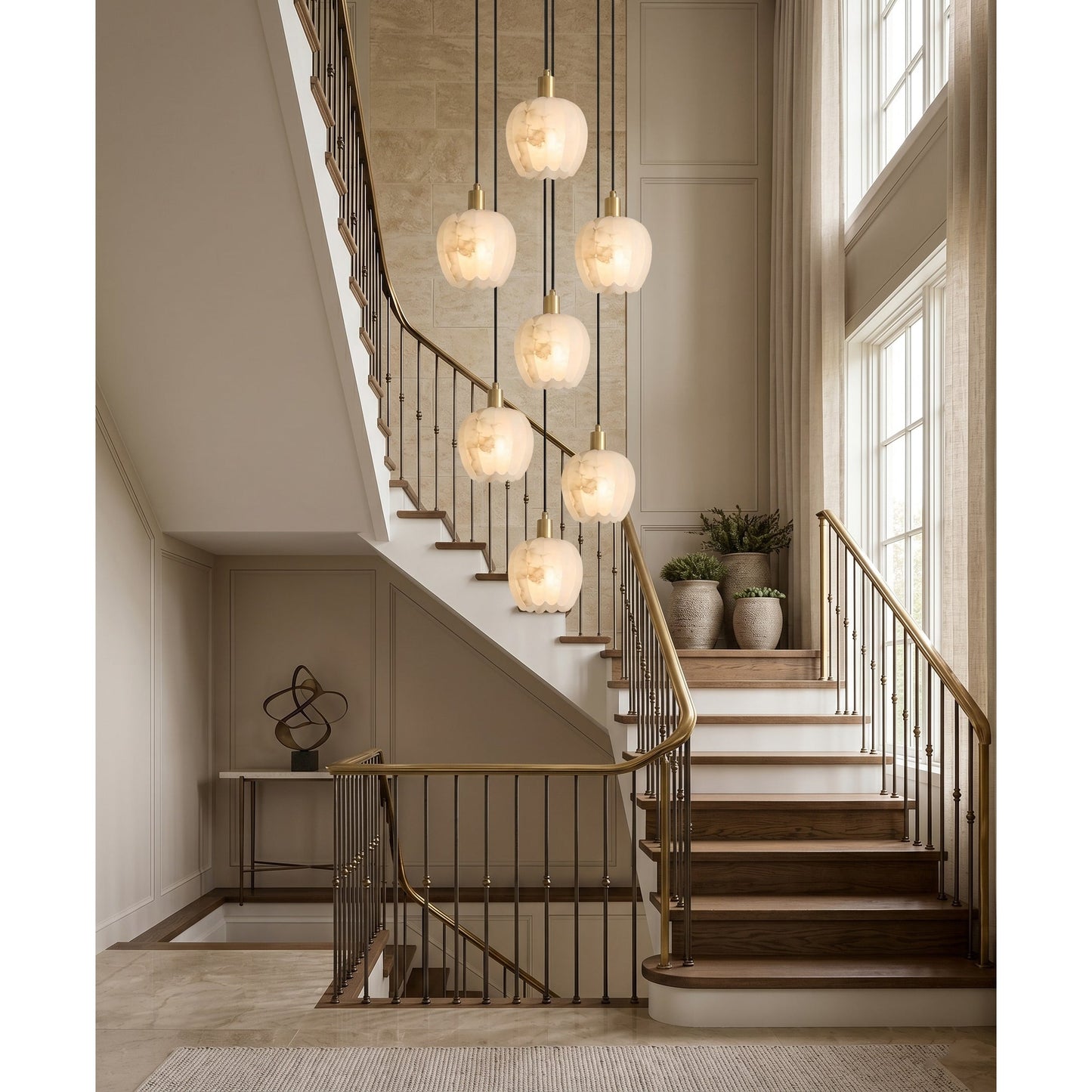Lilin Alabaster Chandelier
