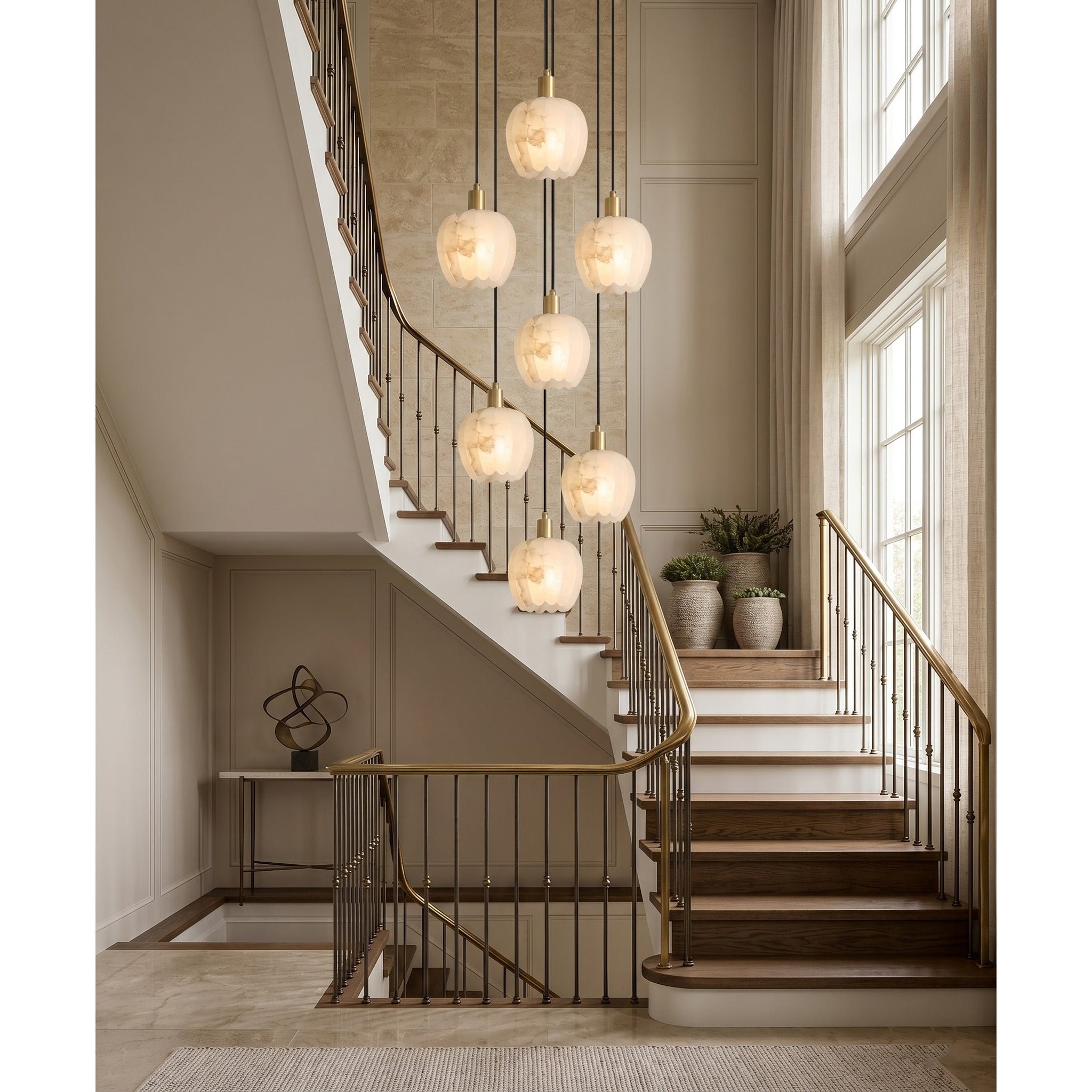 Lilin Alabaster Chandelier