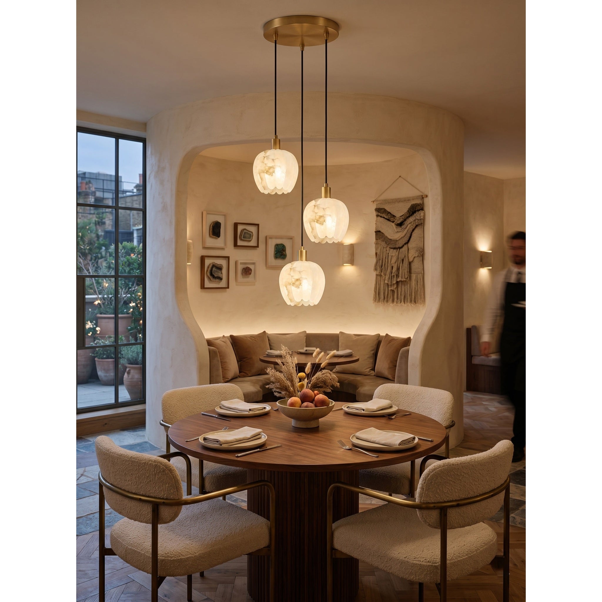 Lilin Alabaster Chandelier