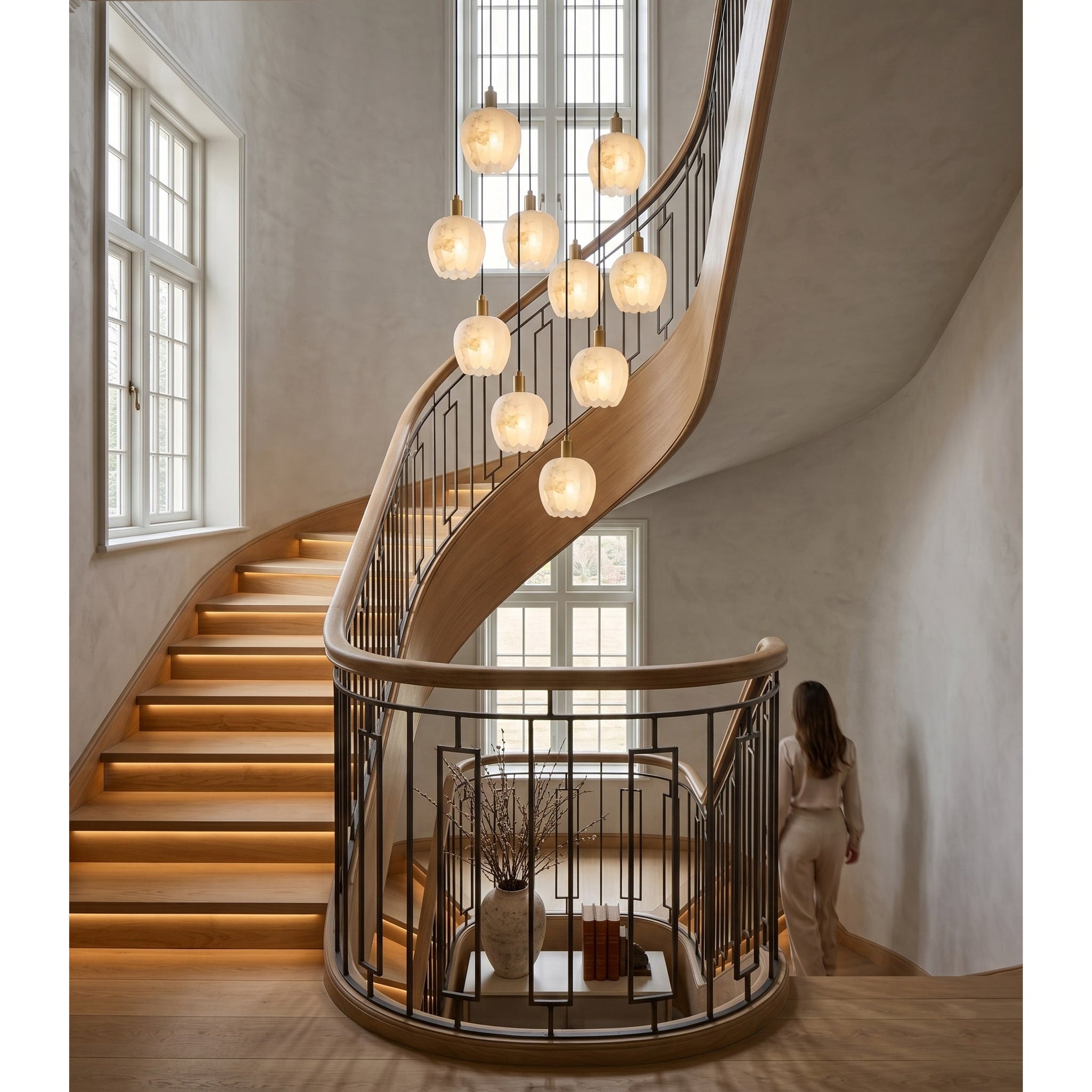Lilin Alabaster Chandelier