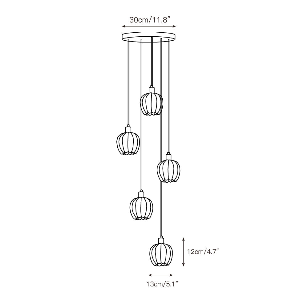 Lilin Alabaster Chandelier
