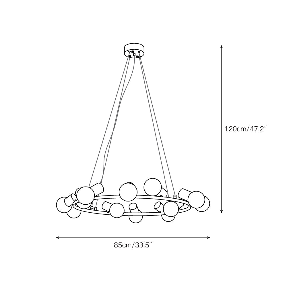 Raechelle Alabaster Chandelier