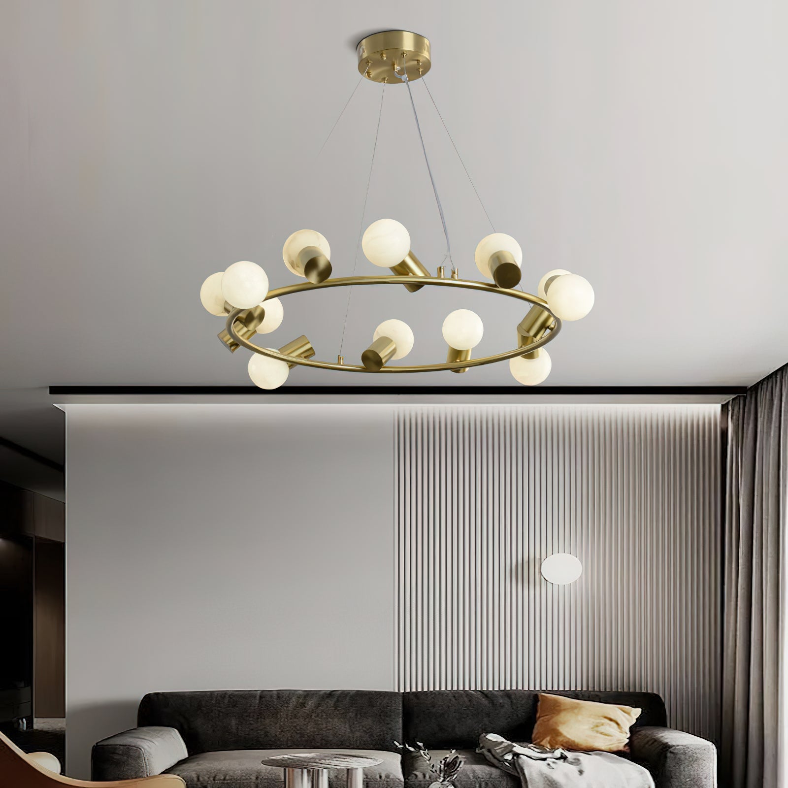 Raechelle Alabaster Chandelier