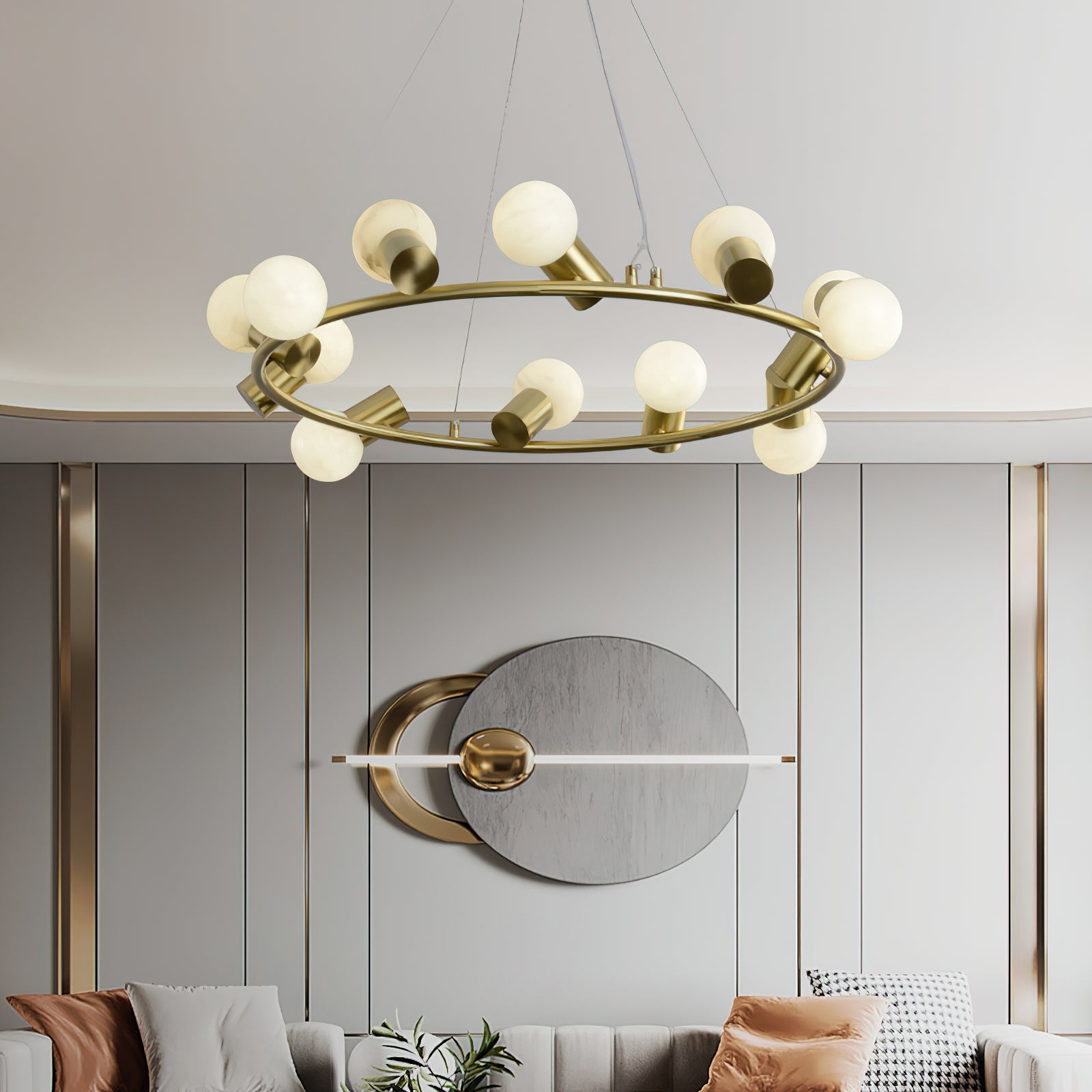 Raechelle Alabaster Chandelier