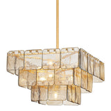 Regal Glass Chandelier 24"