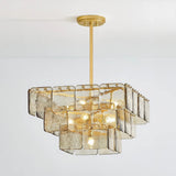 Regal Glass Chandelier 24"
