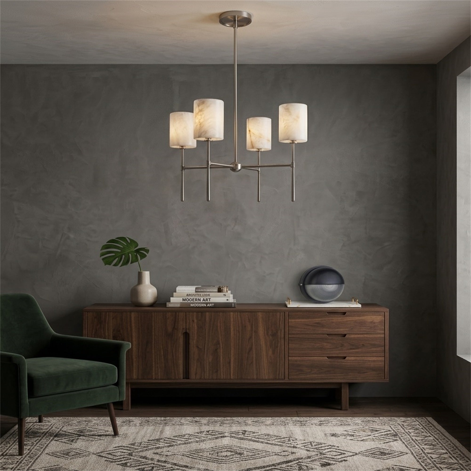 Rhodes Alabaster Chandelier