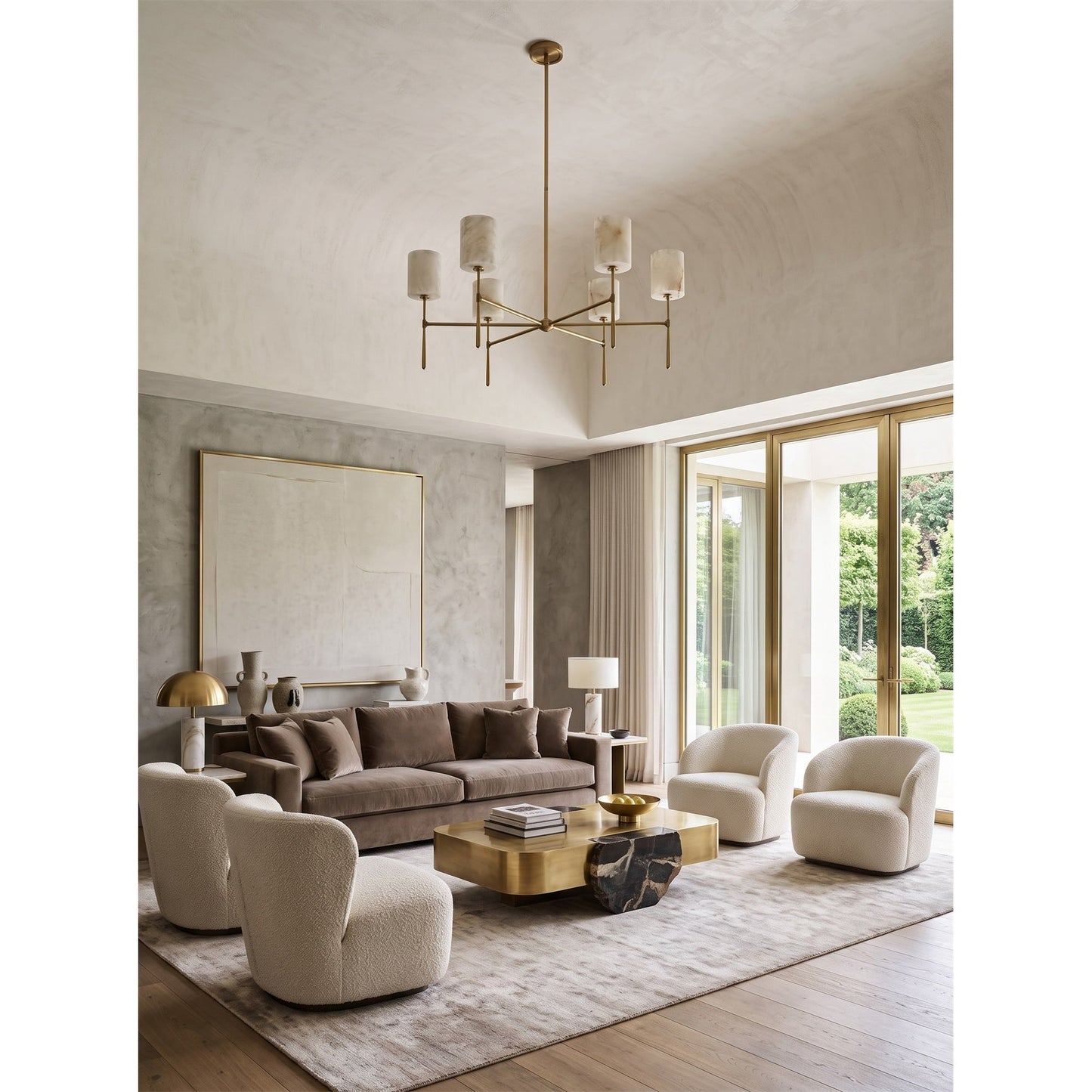 Rhodes Alabaster Chandelier