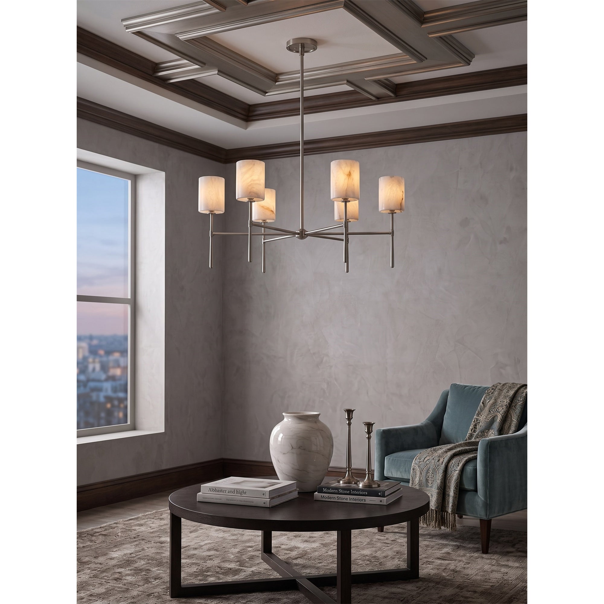 Rhodes Alabaster Chandelier