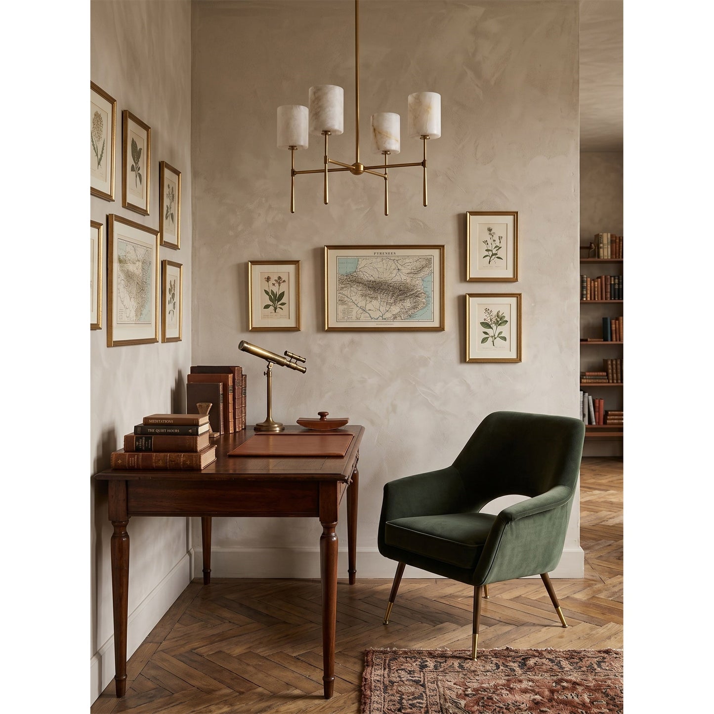 Rhodes Alabaster Chandelier