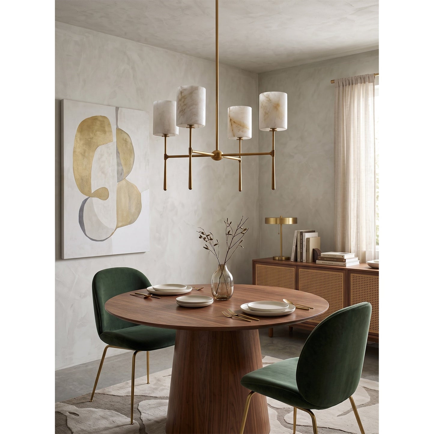 Rhodes Alabaster Chandelier