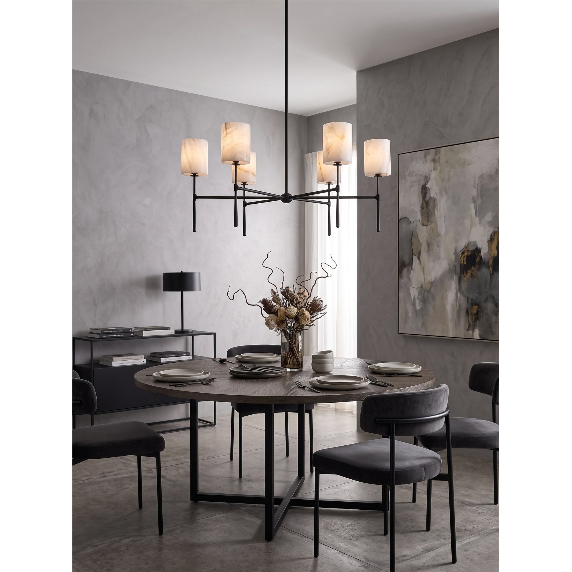 Rhodes Alabaster Chandelier