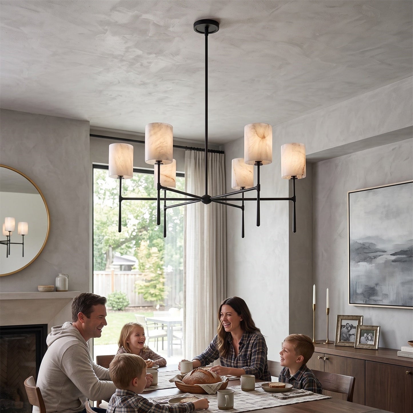 Rhodes Alabaster Chandelier