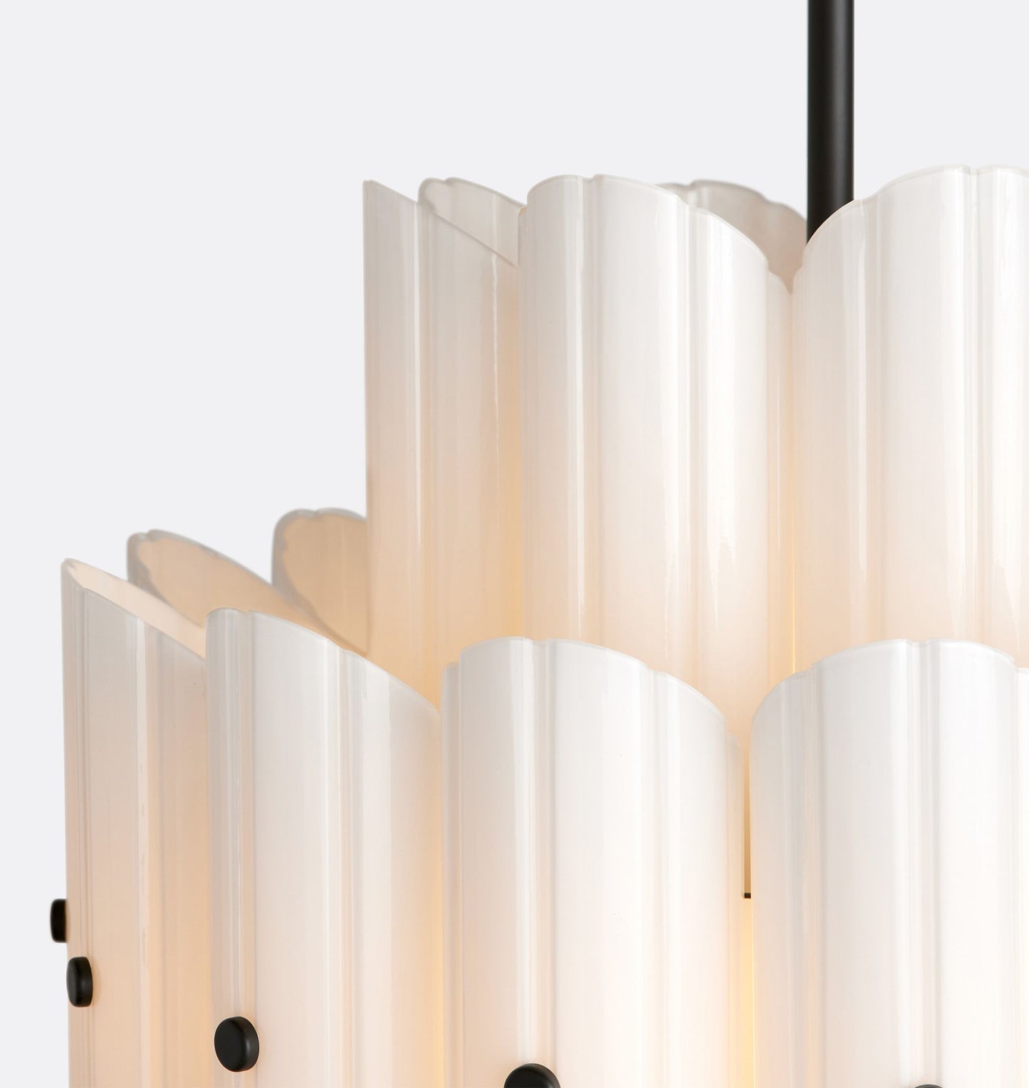 Myrna LED Double Tier Round Chandelier 25" 35" 46"