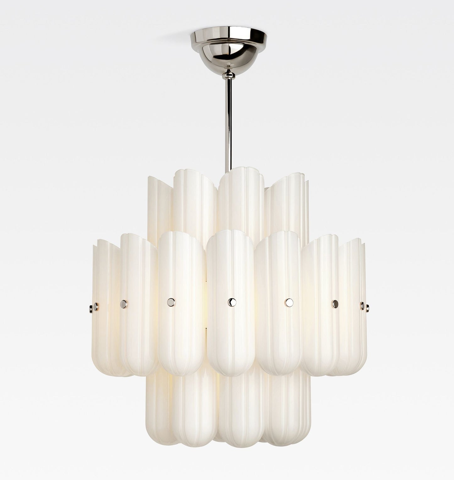 Myrna LED Double Tier Round Chandelier 25" 35" 46"