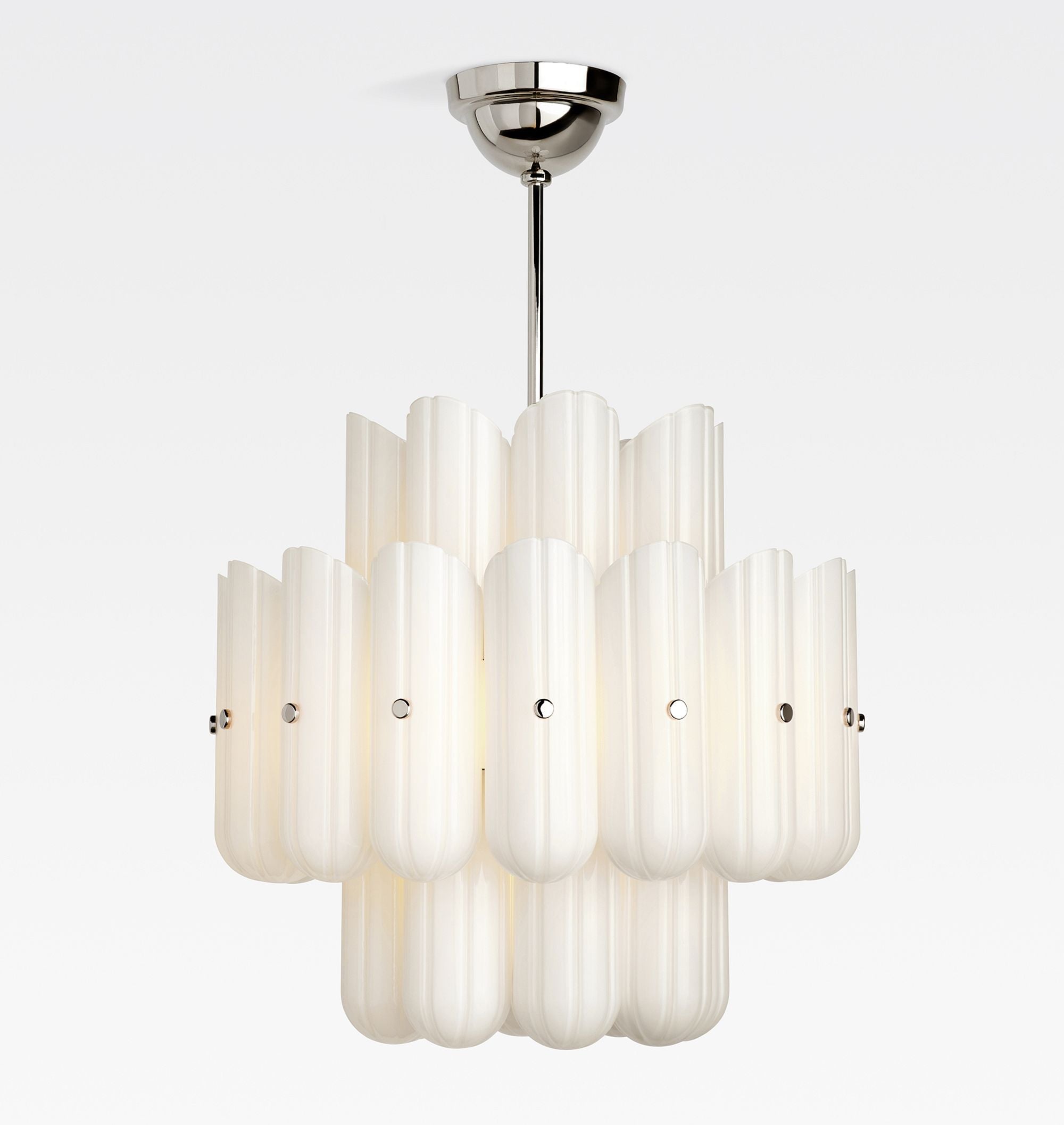 Myrna LED Double Tier Round Chandelier 25" 35" 46"