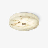 Round Alabaster Flush Mount