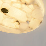 Round Alabaster Flush Mount