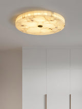 Round Alabaster Flush Mount