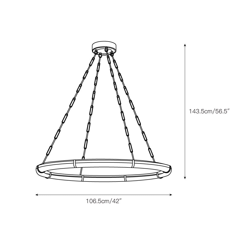 Sennett Alabaster Chandelier