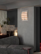 Serra Tiered Alabaster Sconce