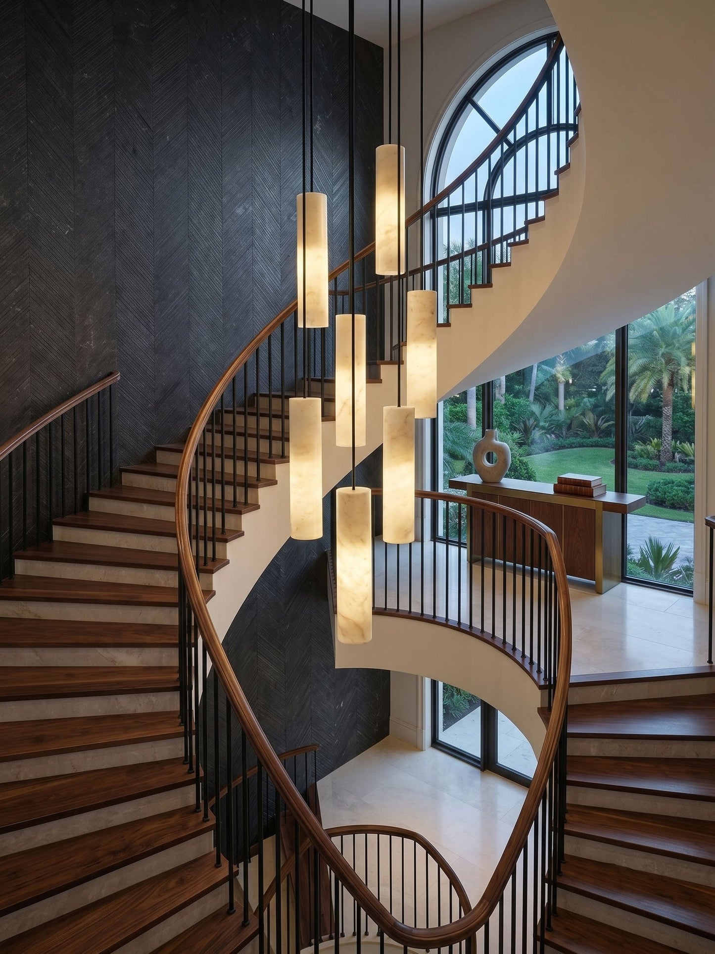 Silo Alabaster Pendant Light