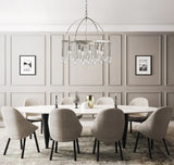 Aubrey Crystal Ball Round Chandelier