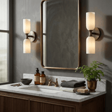 Solmira Twin Alabaster Wall Sconce