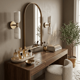 Solmira Twin Alabaster Wall Sconce