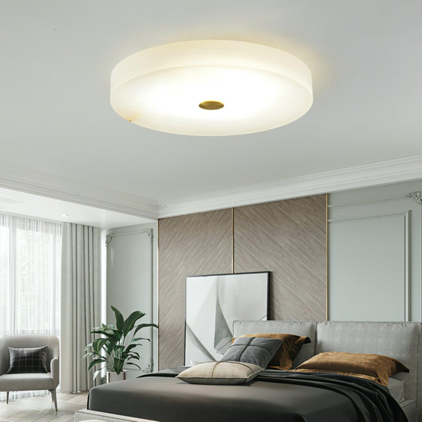 Sophie Alabaster Flush Mount