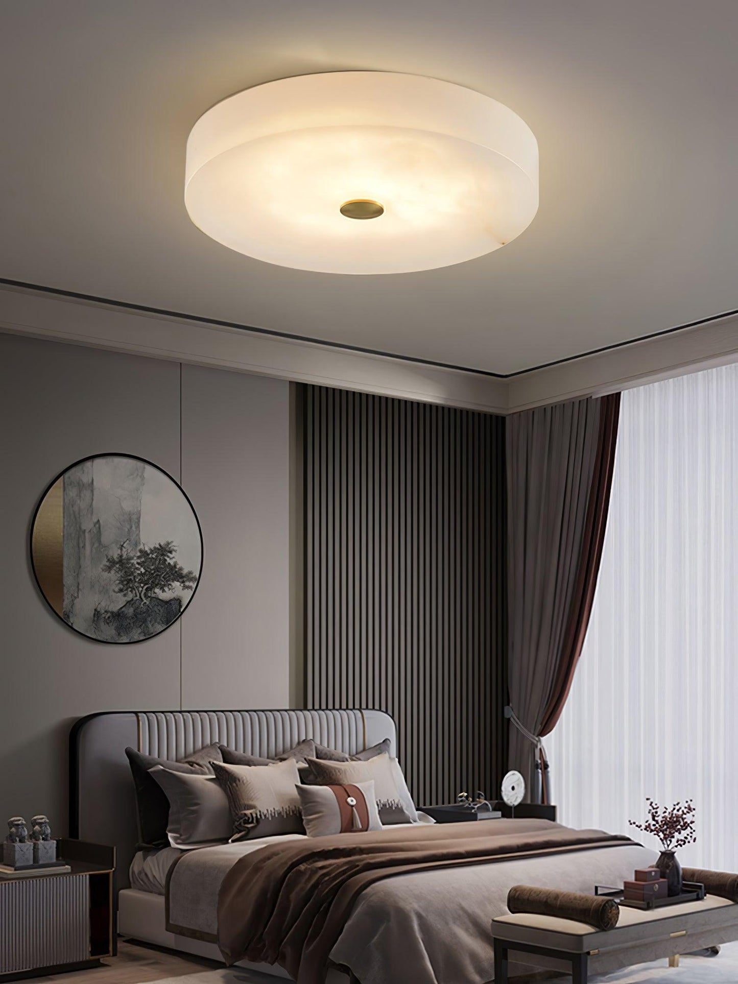 Sophie Alabaster Flush Mount